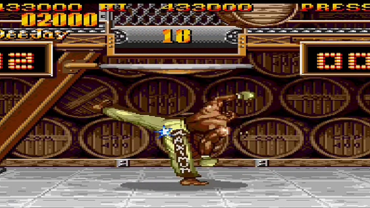 DEE JAY - Super Street Fighter II: The New Challengers (Mega Drive).