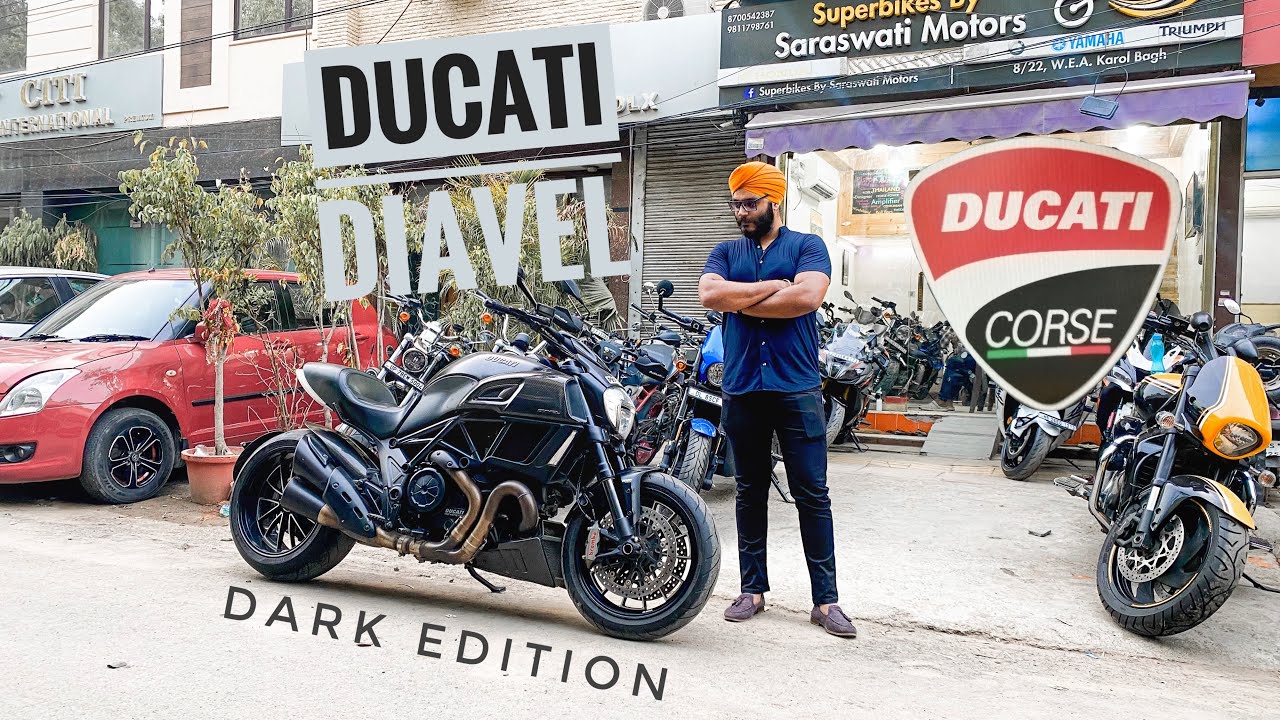 Ducati DIAVEL 1198 Dark Edition | Stealth Black | Jasneet Singh