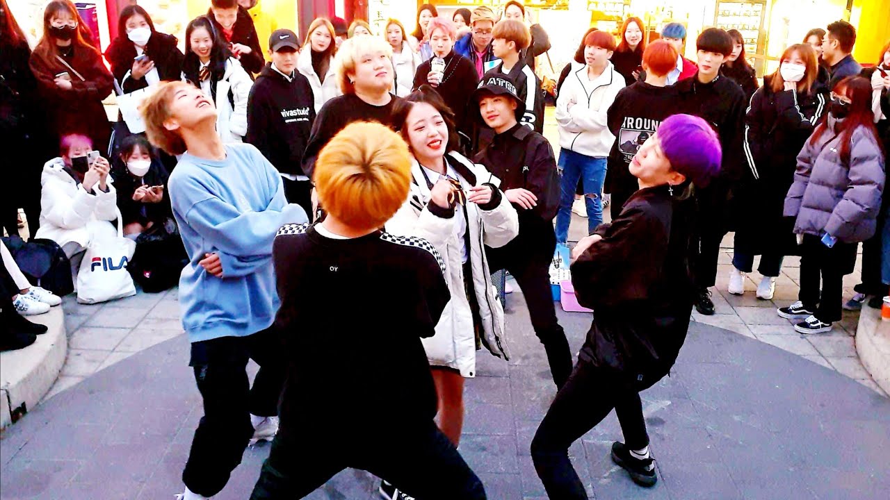 《PSY_#Gentleman》 #Chase(체이스) 싸이#젠틀맨 20200201 175917 HongDae Busking 홍대버스킹 #SnowHorse