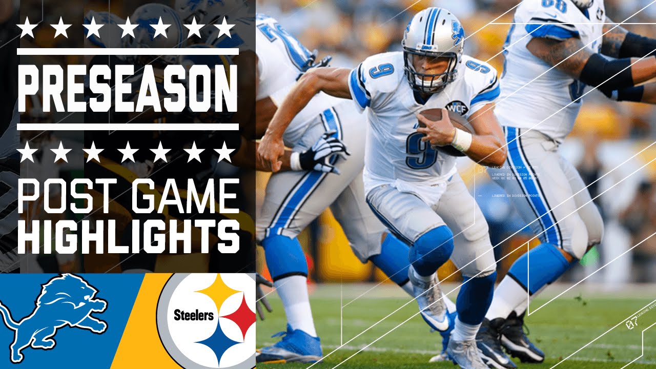 Lions vs. Steelers | Game Highlights | NFL