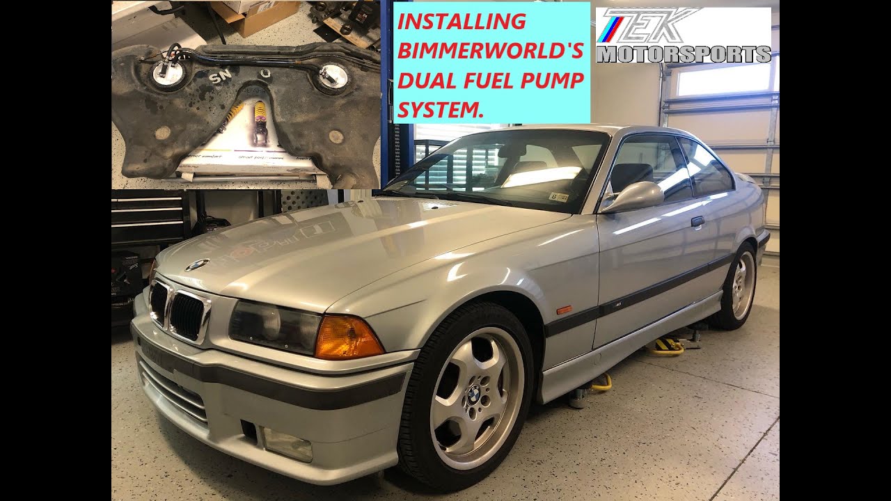 BMW E36 M3, installing a Dual Fuel Pump kit.
