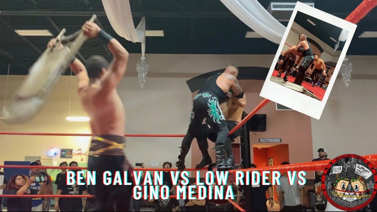 (Full Match) GCWA Championship match Ben Galvan (C) vs Low Rider vs Gino Medina Hotter Than Texas 3
