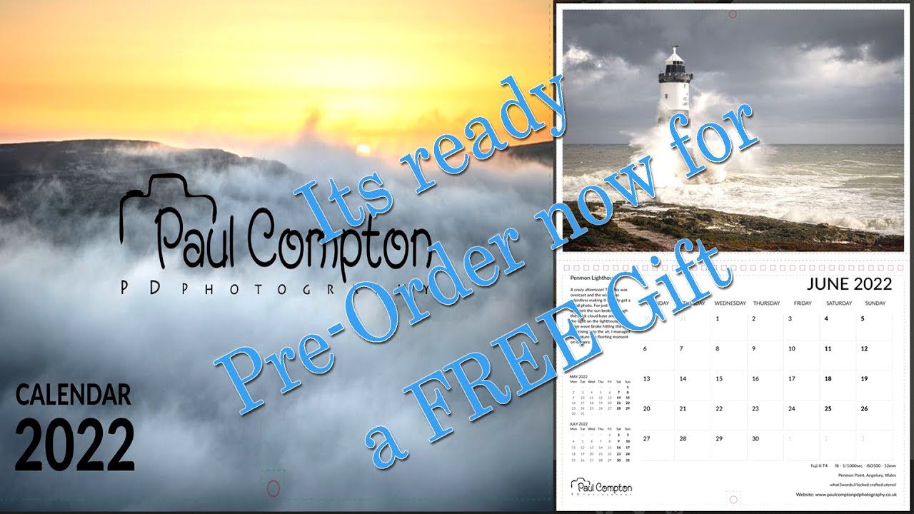 A Free gift inside my 2022 Calendar - Paul Compton