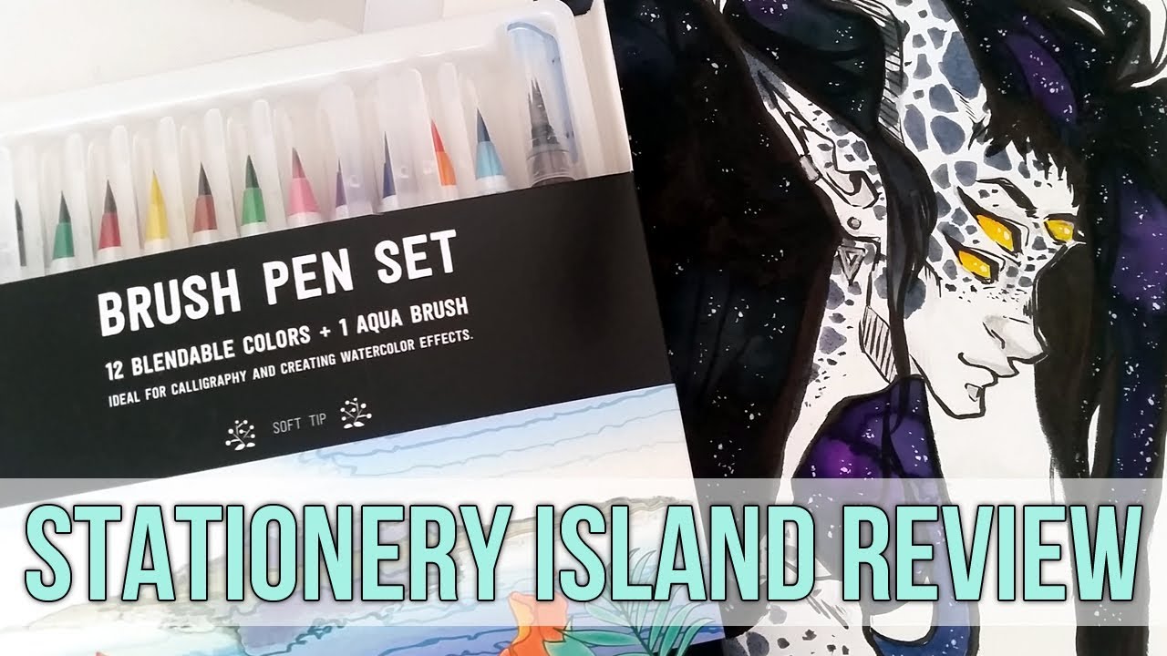 Stationery Island Brush Pen Review + Giveaway [CLOSED]