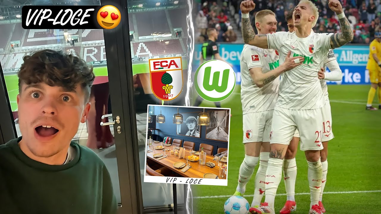 HEIMSIEG & MEGA VIP ERLEBNIS 😍 Stadionvlog FC Augsburg - VfL Wolfsburg | Bundesliga | Tico's Block