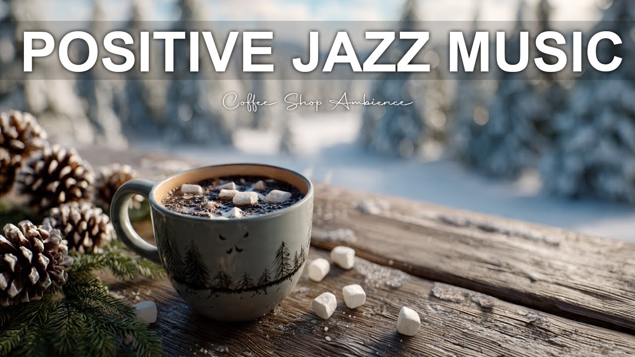 Positive Jazz Music 🎶 Coffee Shop Ambiance & Smooth Bossa Nova instrumental for Studying'