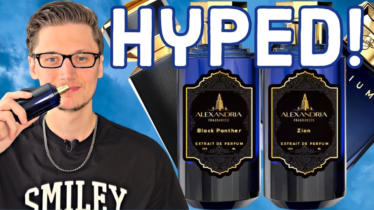 ALEXANDRIA FRAGRANCES BLACK PANTHER AND ZION (FRAGRANCE OVERVIEW!)