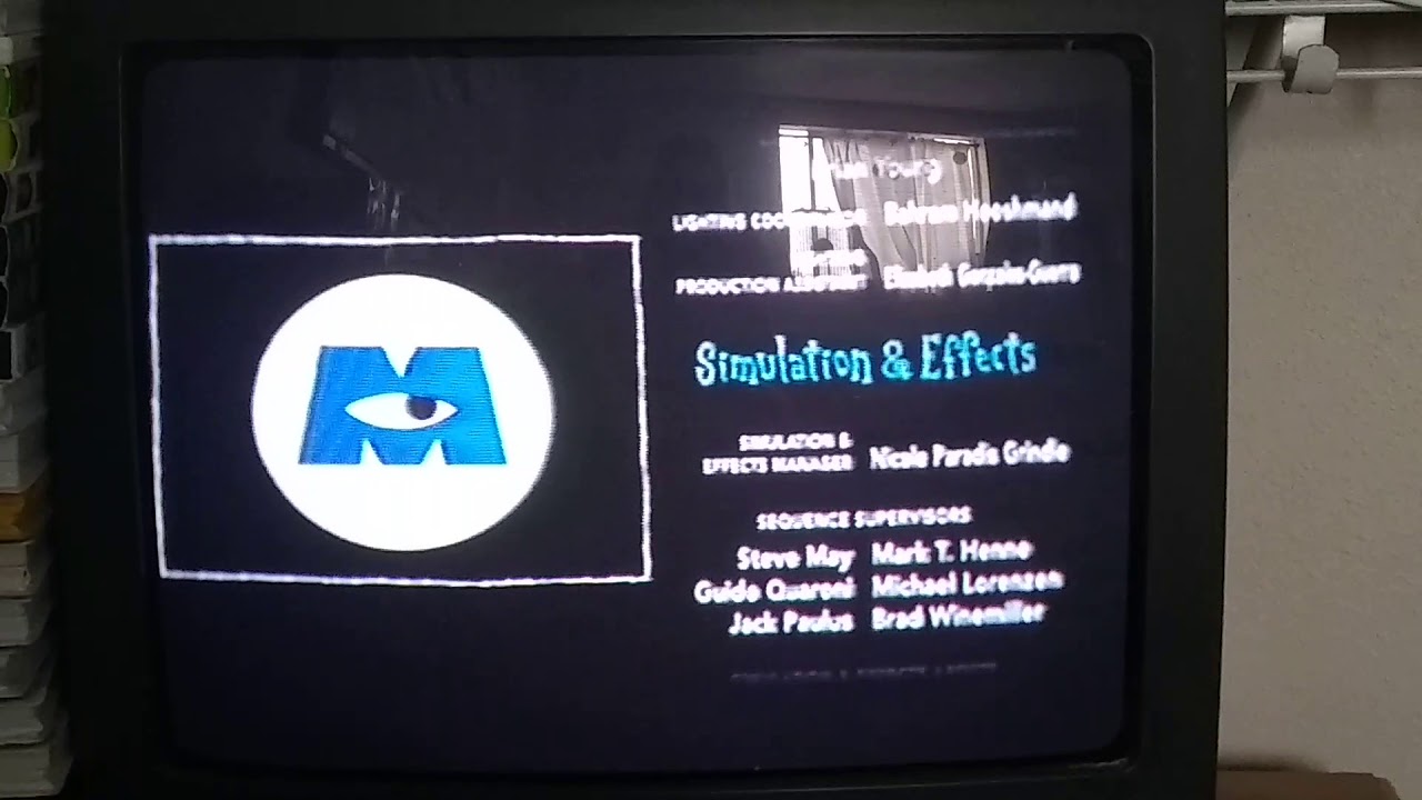 Monster's Inc bloopers end credits