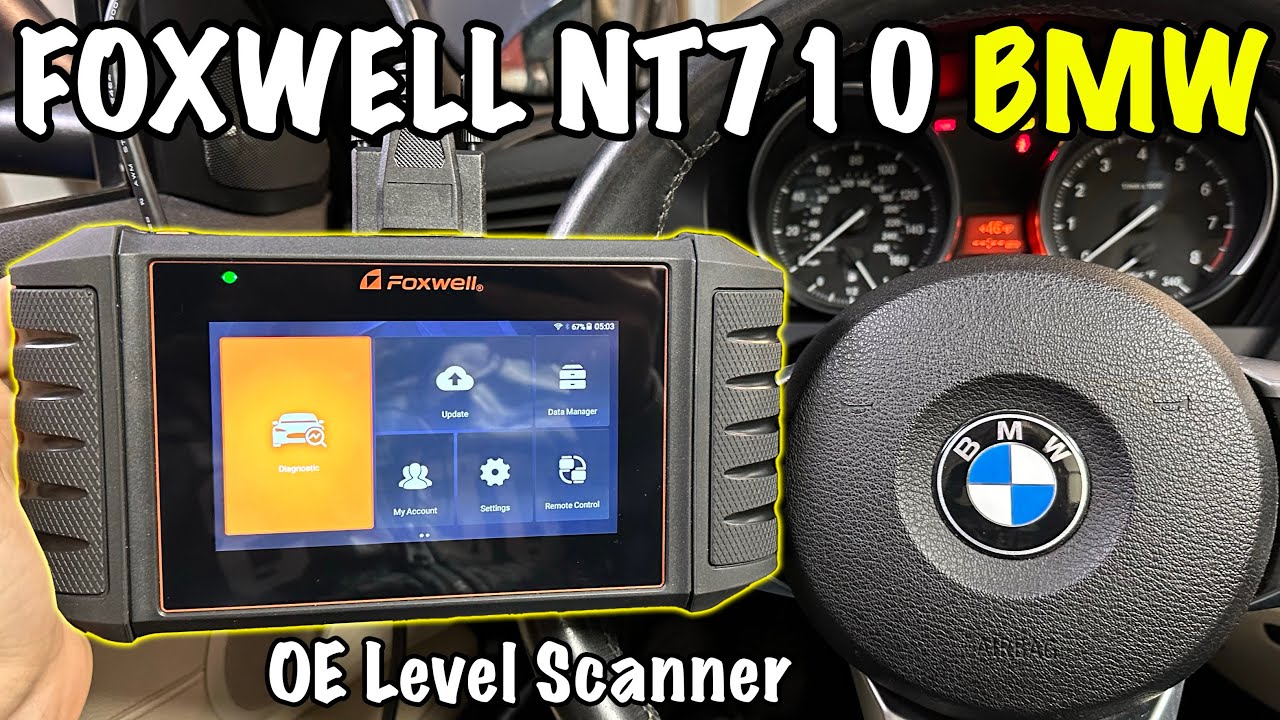 FOXWELL NT710 — обзор двунаправленного сканера и инструмента кодирования BMW