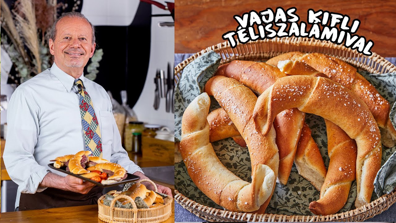 Vajas kifli PICK Téliszalámival 🥐😋
