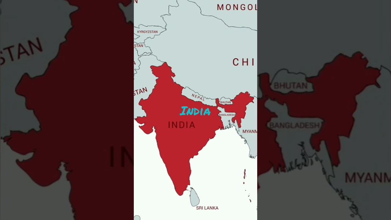 Making empires for countries pt.1 #bharat #mapping #mapchart #shorts