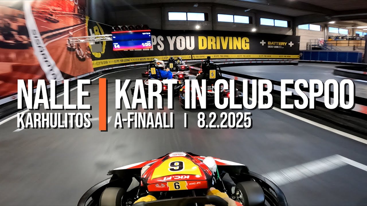 Kart in Club Espoo 8.2.2025, Kart-Keket, Nalle Karhulitos, A-Finaali