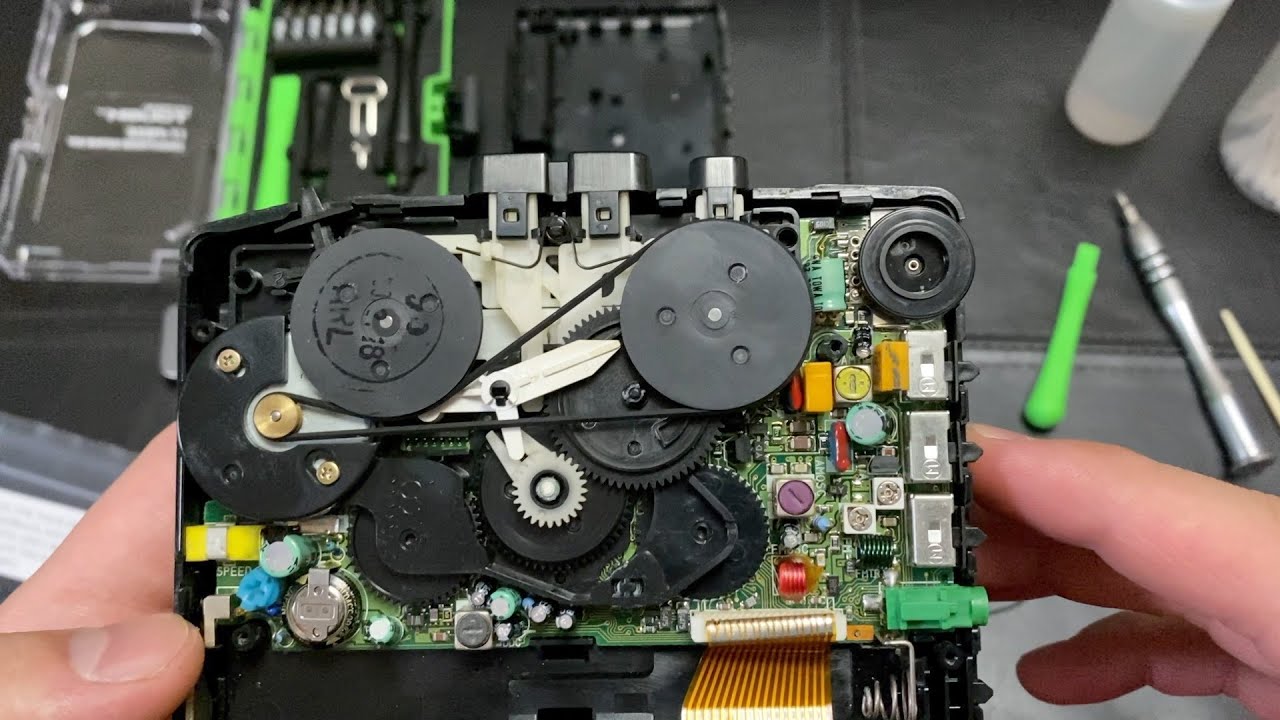 Как починить/восстановить плеер Walkman, который не воспроизводит кассеты