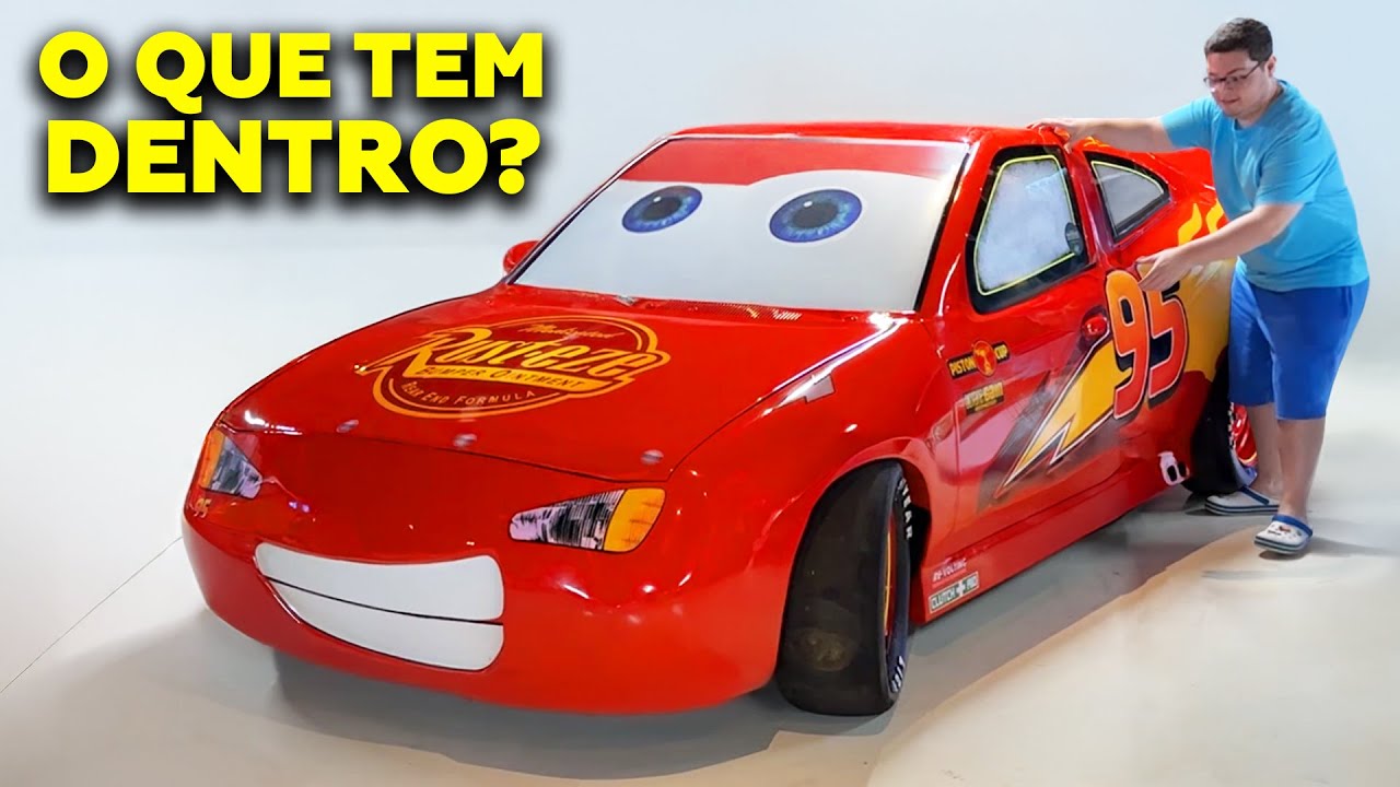 QUE CARRO É O RELÂMPAGO MCQUEEN NA VIDA REAL? ENTREI NELE E DESCOBRI DO FILME CARROS