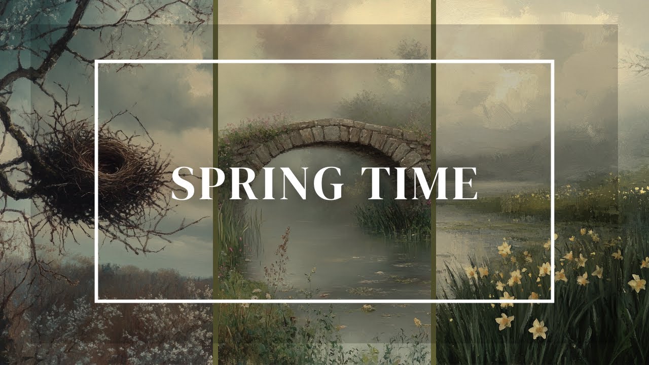 Frame TV Art - Moody Spring Time (8 paintings)