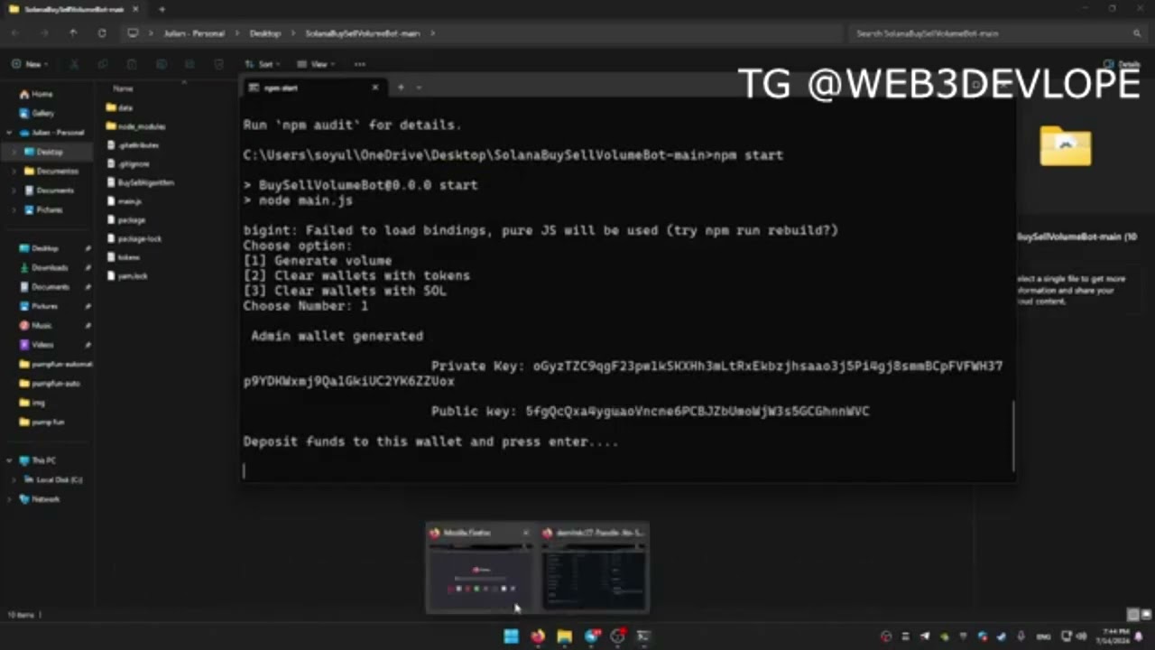 memecoins volume and holders with a volume bot