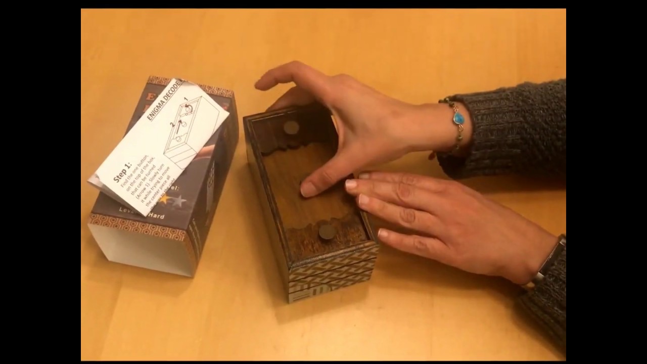Enigma Decode Puzzle Box solution - Open & Close