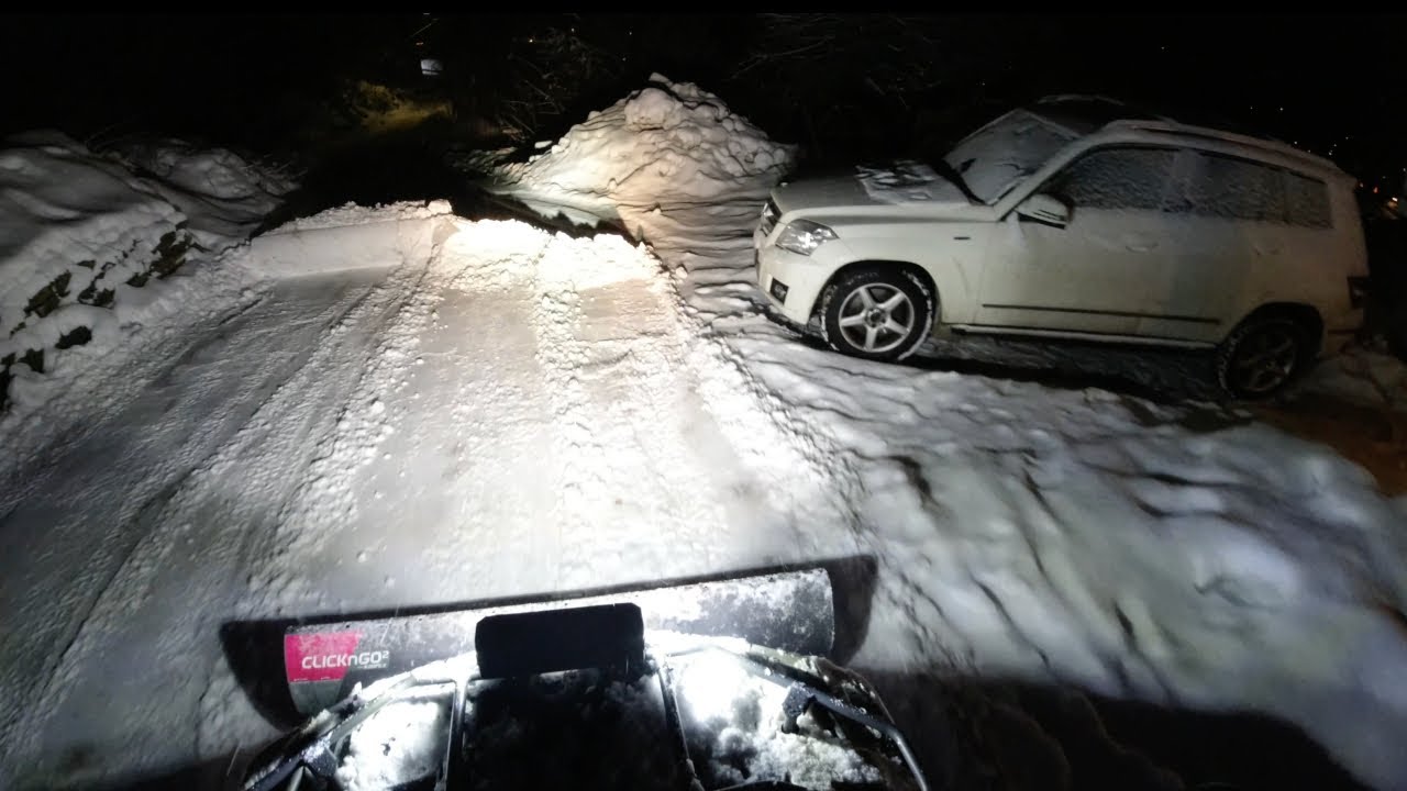 Linhai 565 ATV SNOW PLOWING IN NORWAY (POV) ❄️❄️❄️