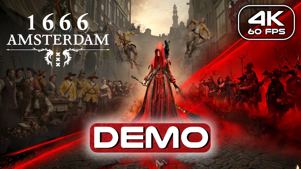 1666 Amsterdam Full Demo No Commentary Walkthrough 4K