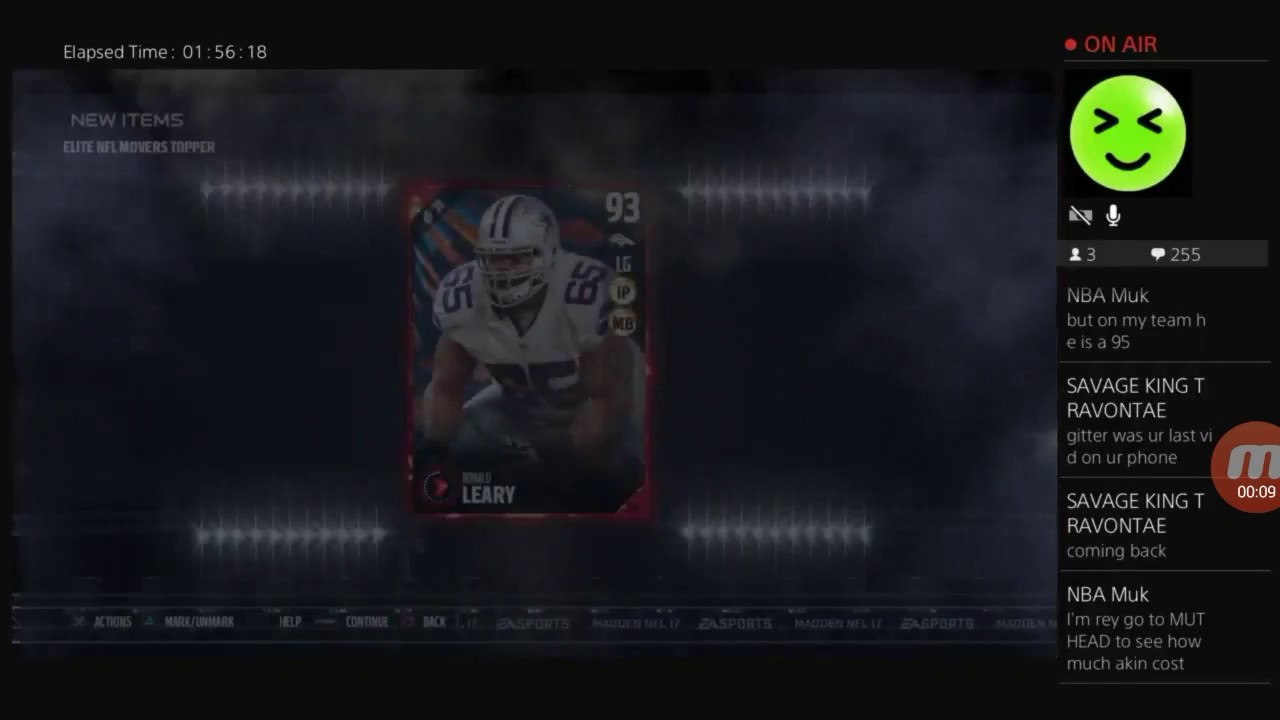 NFL MOVER ELITE PACK- 70K PULL MUT 17