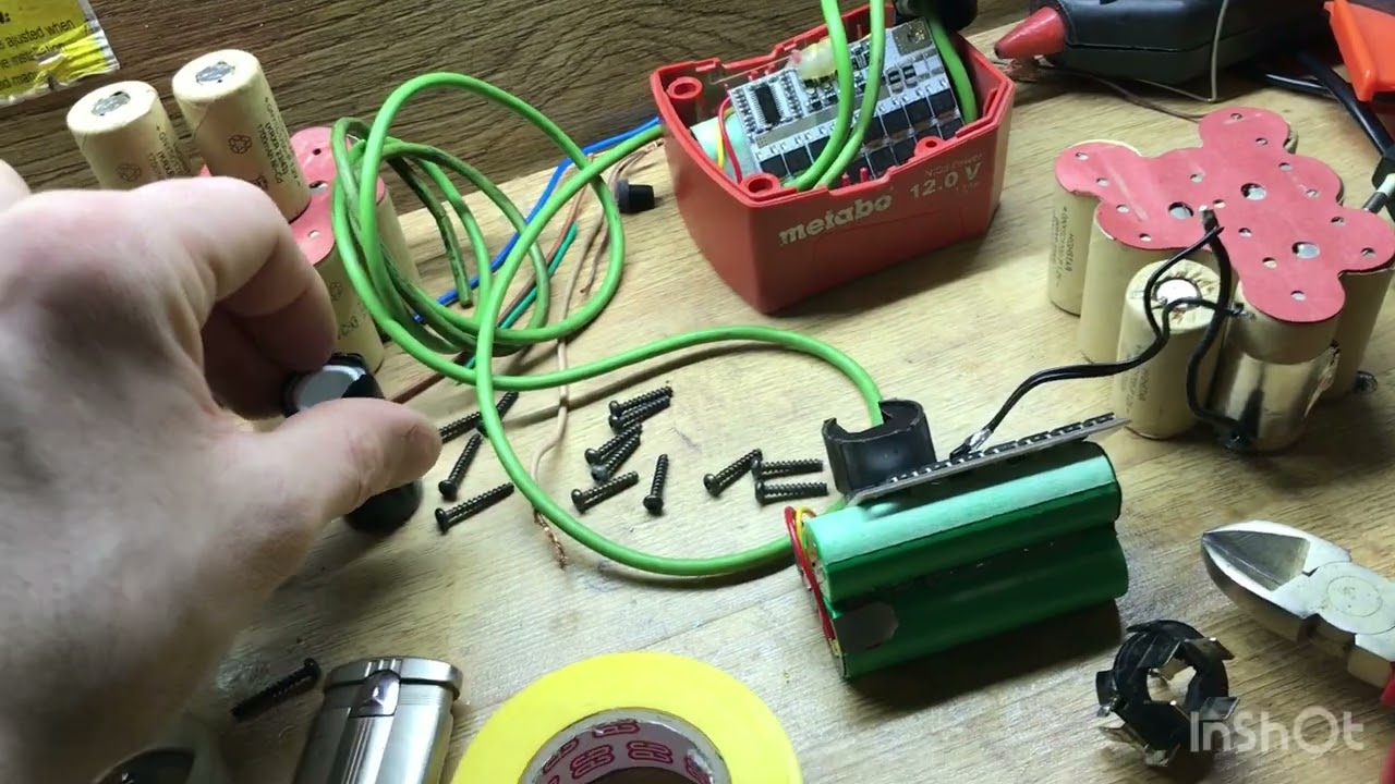 Шуруповёрт Metabo,переходим с NiCd(Никеля) на Li-ion (Литий)