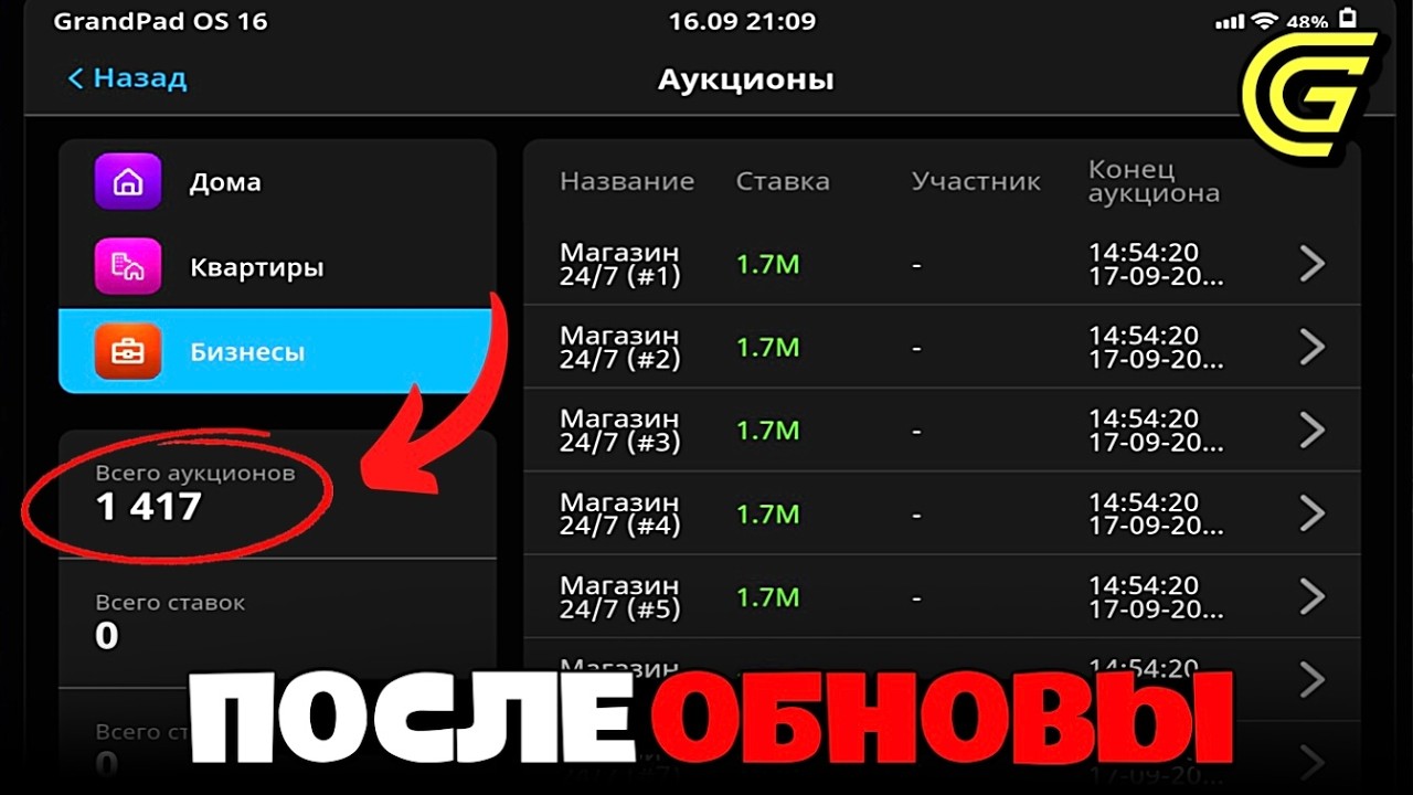 НА ГРАНД МОБАЙЛ *УДАЛЯТ* ИМУЩЕСТВО...