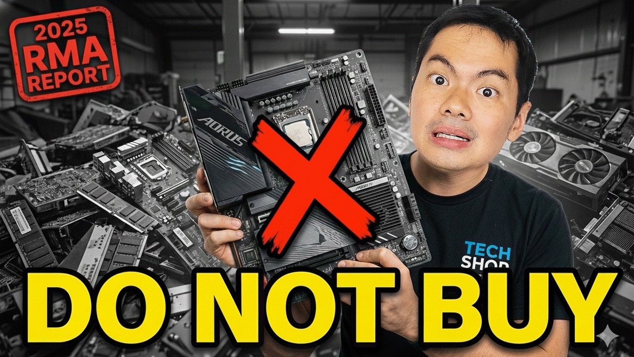 Most Unreliable PC Parts of 2025 (Gigabyte, G.Skill, Adata & More)