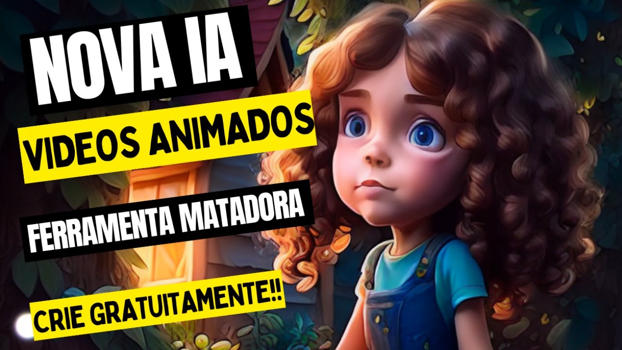 CRIAR VIDEOS ANIMADOS DIGITANDO TEXTO COM INTELIGÊNCIA ARTIFICIAL GRATUITA