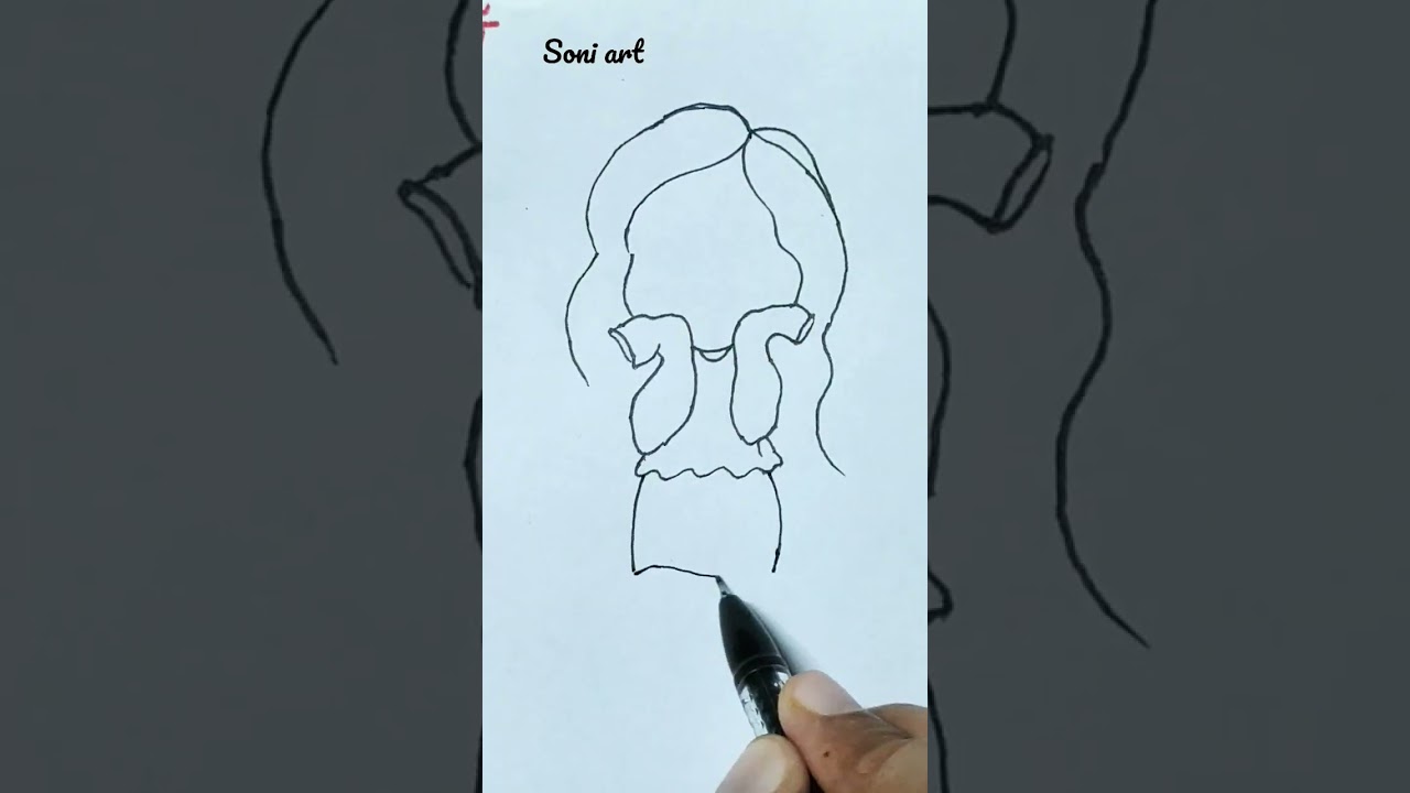 Blackpink Rose anime chibi cartoon drawing #shorts #drawing #blackpink