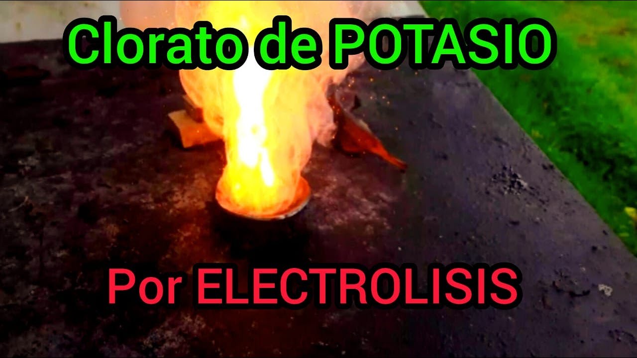 SINTESIS de CLORATO DE POTASIO por ELECTRÓLISIS (KClO3)