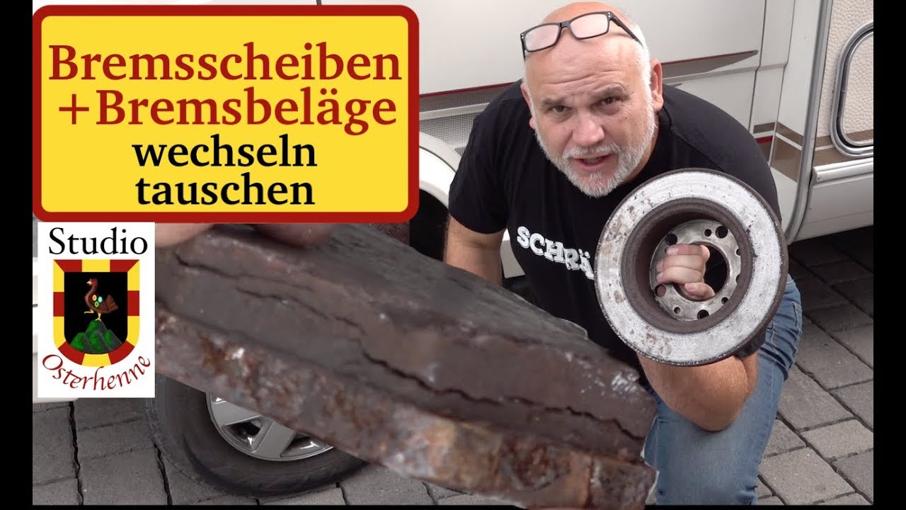 Wohnmobil Ducato Bremsscheiben Bremsbeläge wechsel tauschen erneuern