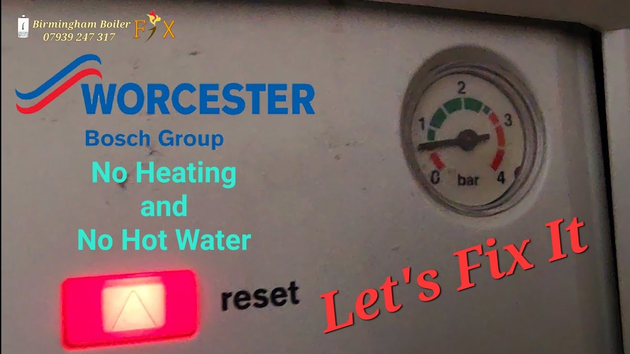 Ремонт котла в Бирмингеме. Worcester-Bosch. Неисправность: нет отопления и горячей воды. Мы диагн...