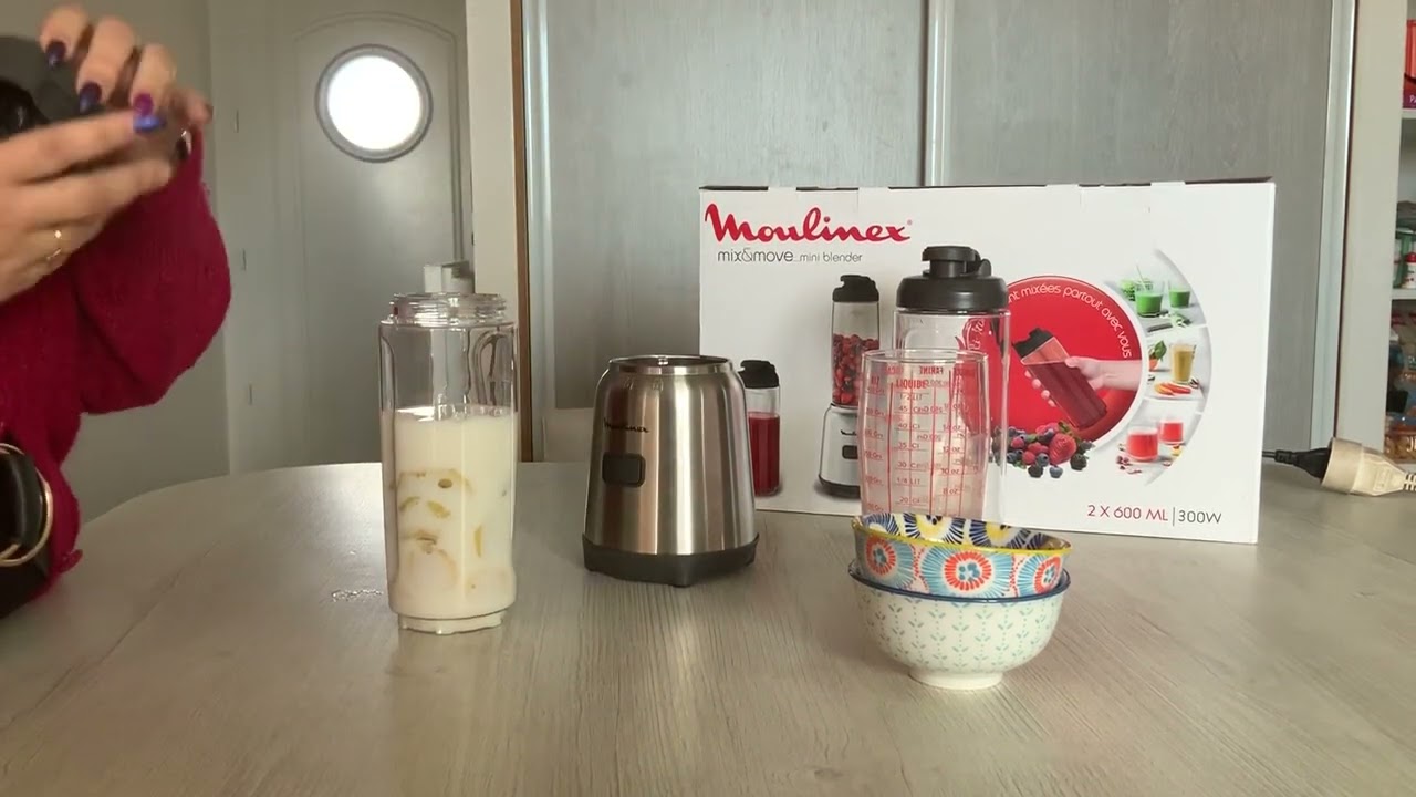 MOULINEX l Test et avis sur le blender Mix&Move  : des smoothies à emporter !
