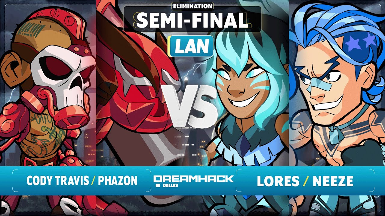 Cody Travis & Phazon vs Lores & Neeze - Elimination Semi-Final - Dreamhack Dallas 2023 - LAN 2v2