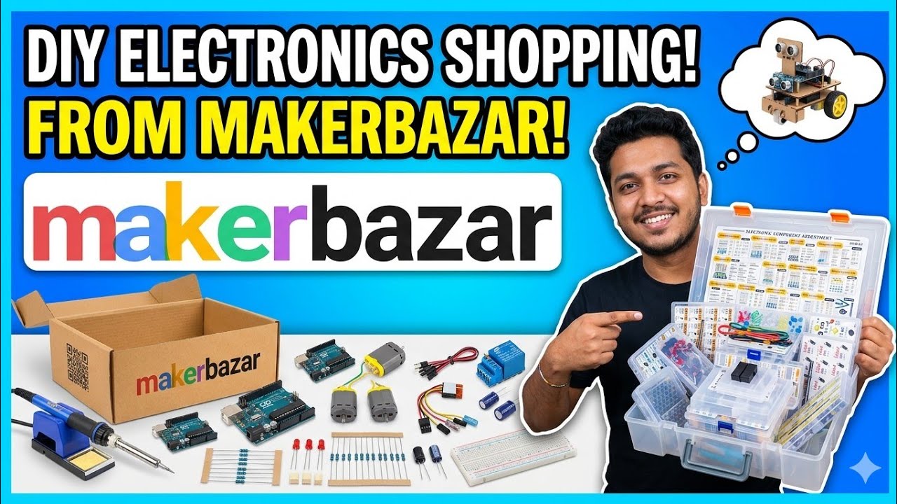 Shopping for electronic components for DIY projects from Makerbazar.