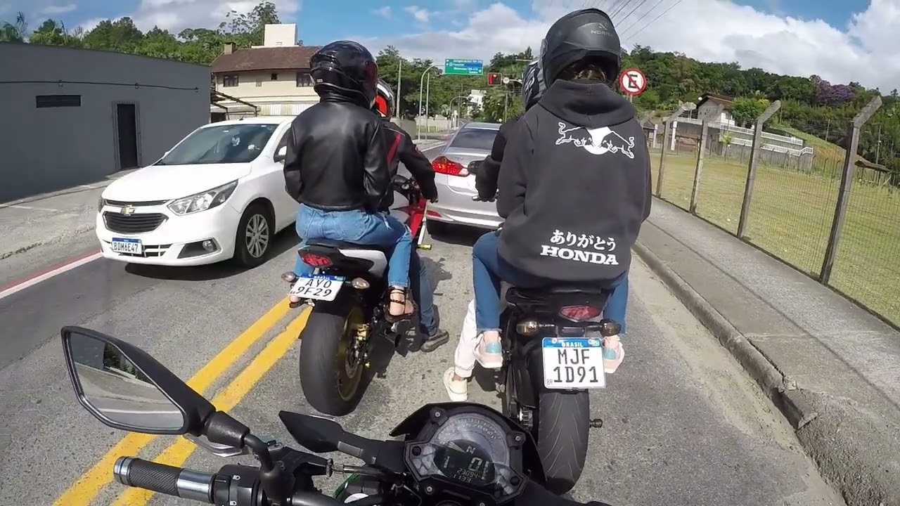 Role Com os Parceiro ! Só Foguete Cbr600f Cb600f Z400