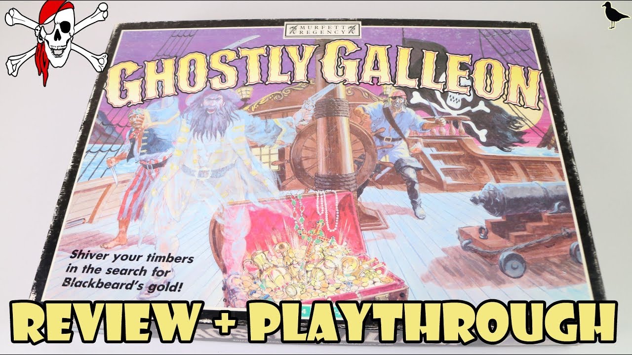 Ghostly Galleon Board Game Full Playthrough & Review | Board Game Night