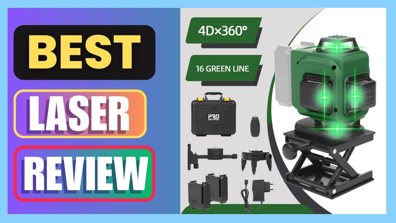 Best 4D Laser Level with 16 Lines Green Beam