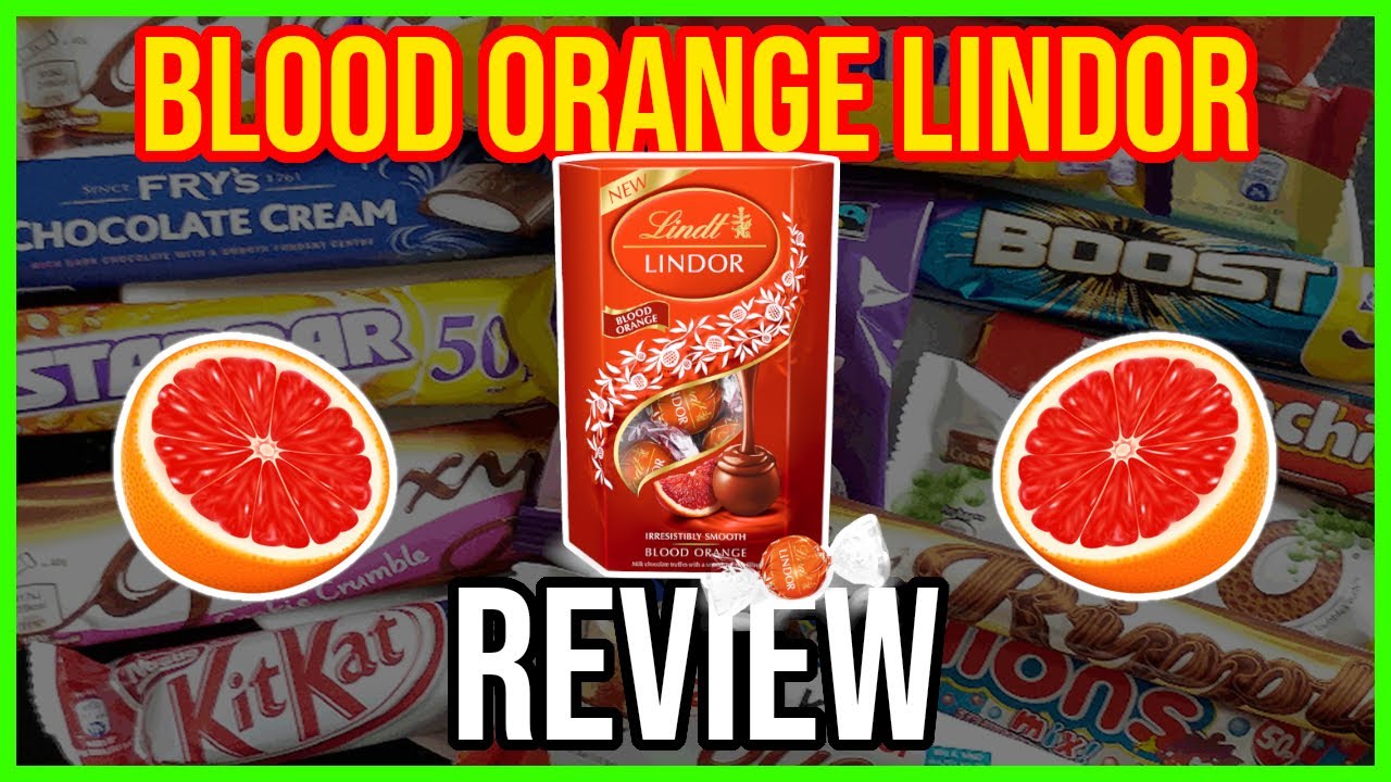 Lindt Lindor Blood Orange Review