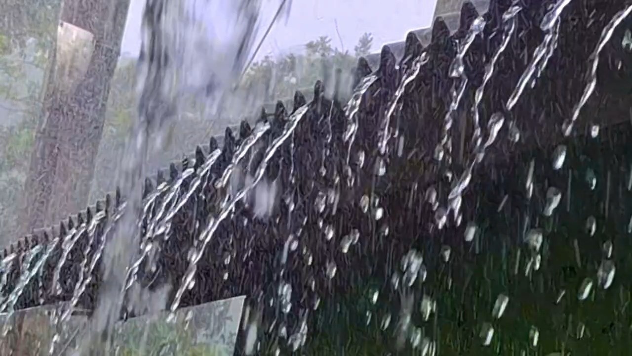 Звуки сильного дождя для сна 🌧️ Непрерывный ночной дождь на крыше — мгновенно успокаивает (3 часа)