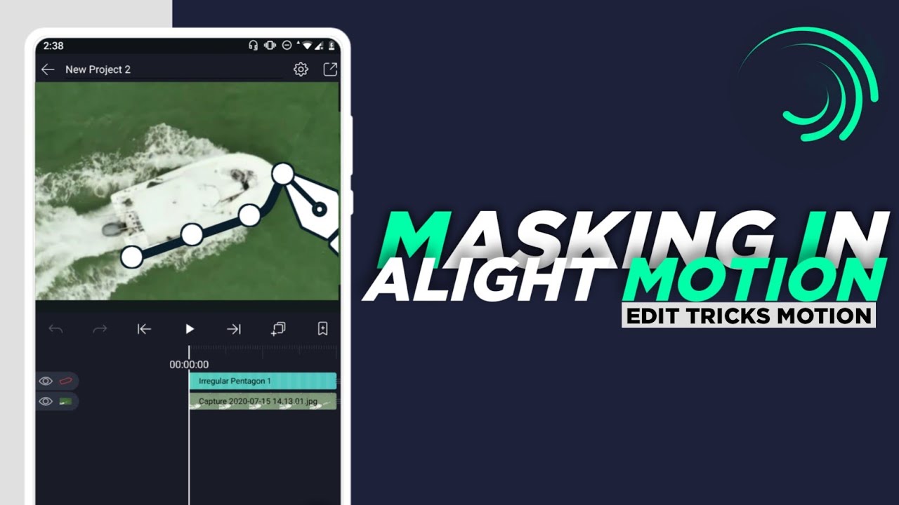 How to do masking in Alight Motion | Text behind objects | Alight Motion Tutorials