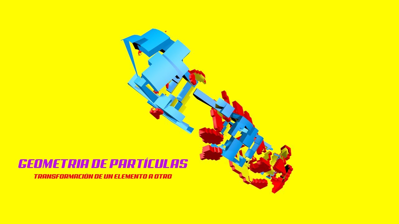 GEOMETRIA PARTICULAS-TRANSFORMAR UN OBJETO A OTRO #3d #3danimation #cinema4d