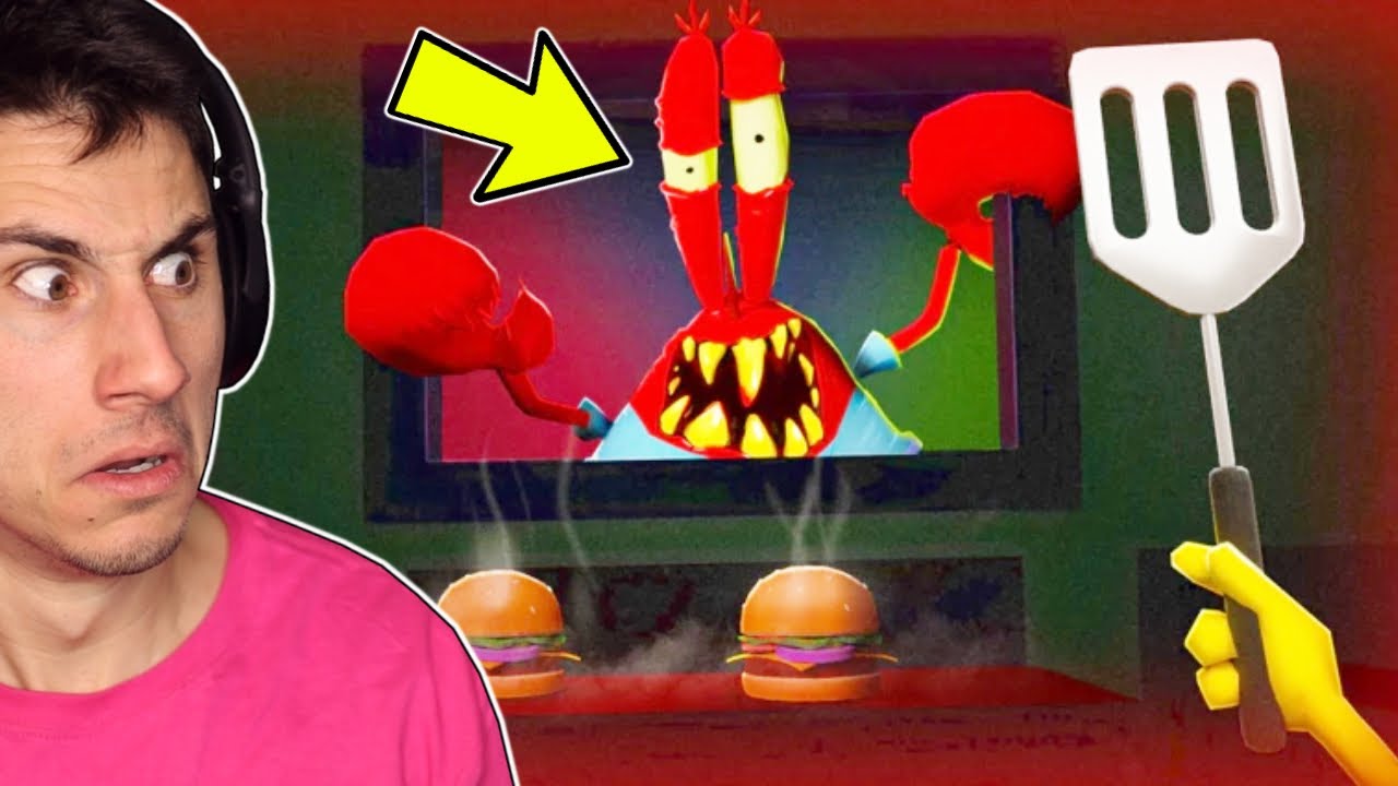 DO NOT Work At The Krusty Krab At Night!