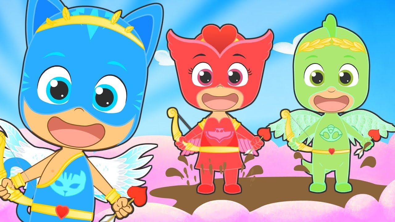 FIVE LITTLE BABIES with Baby Heroes on Valentine's Day 💘 Baby Heroes Cupids | Children's Songs