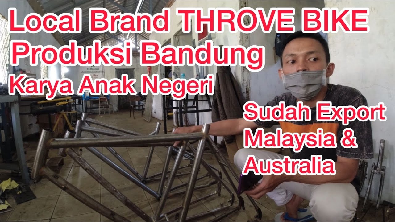 Satu Lagi Sepeda UMKM Handmade Karya Anak Negeri Produksi Bandung “Throve Bike” sudah export