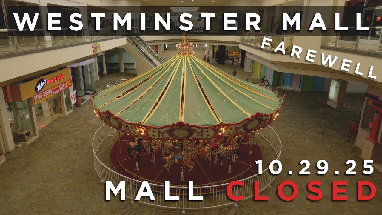 Прощай, торговый центр Westminster Mall (закрыт 29 октября 2025 г.) — исследование заброшенного т...