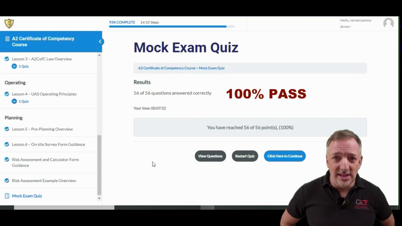 CDT Online A2 CofC Course