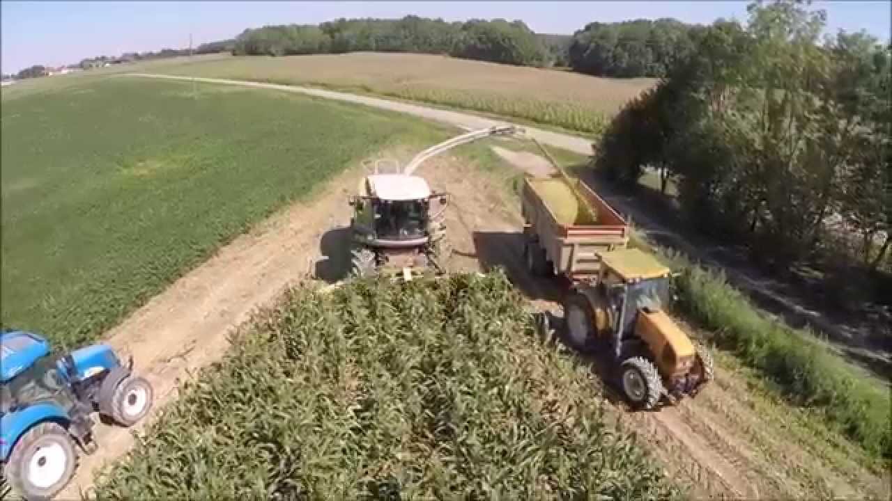 ensilage de maïs dans le Jura