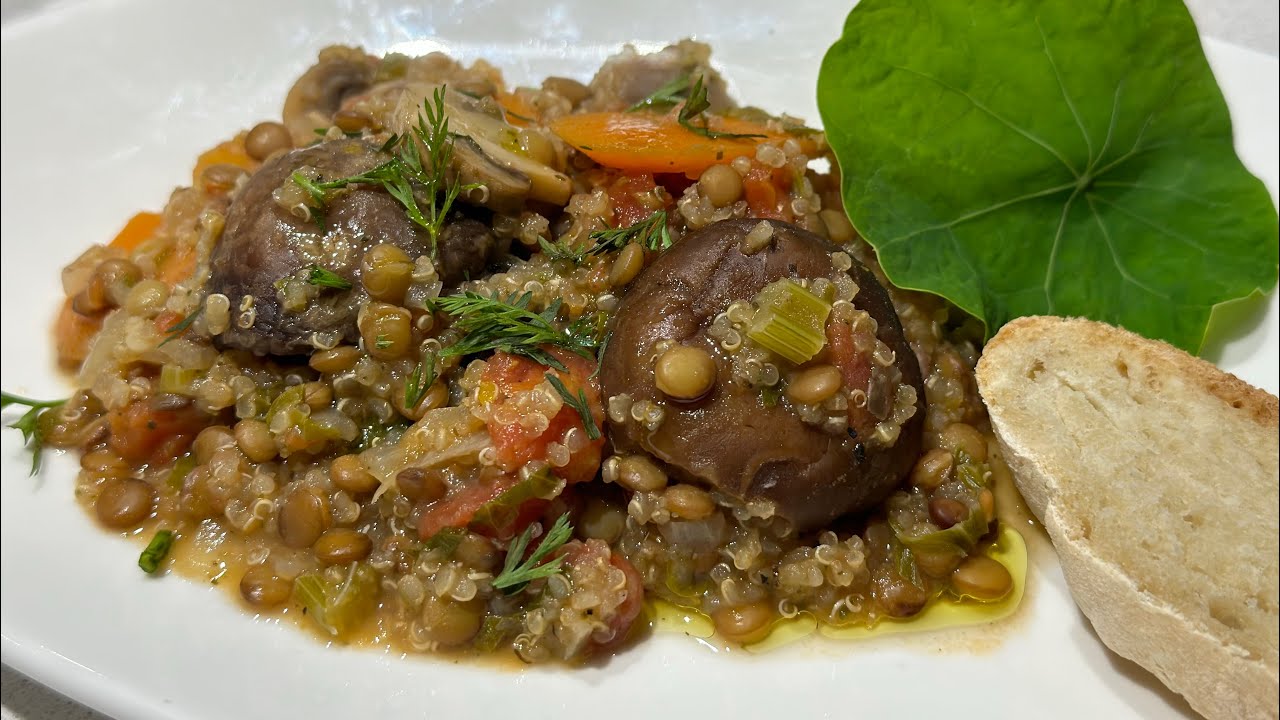 Cómo hacer un guiso de lentejas sin desperdicio y plant based.
