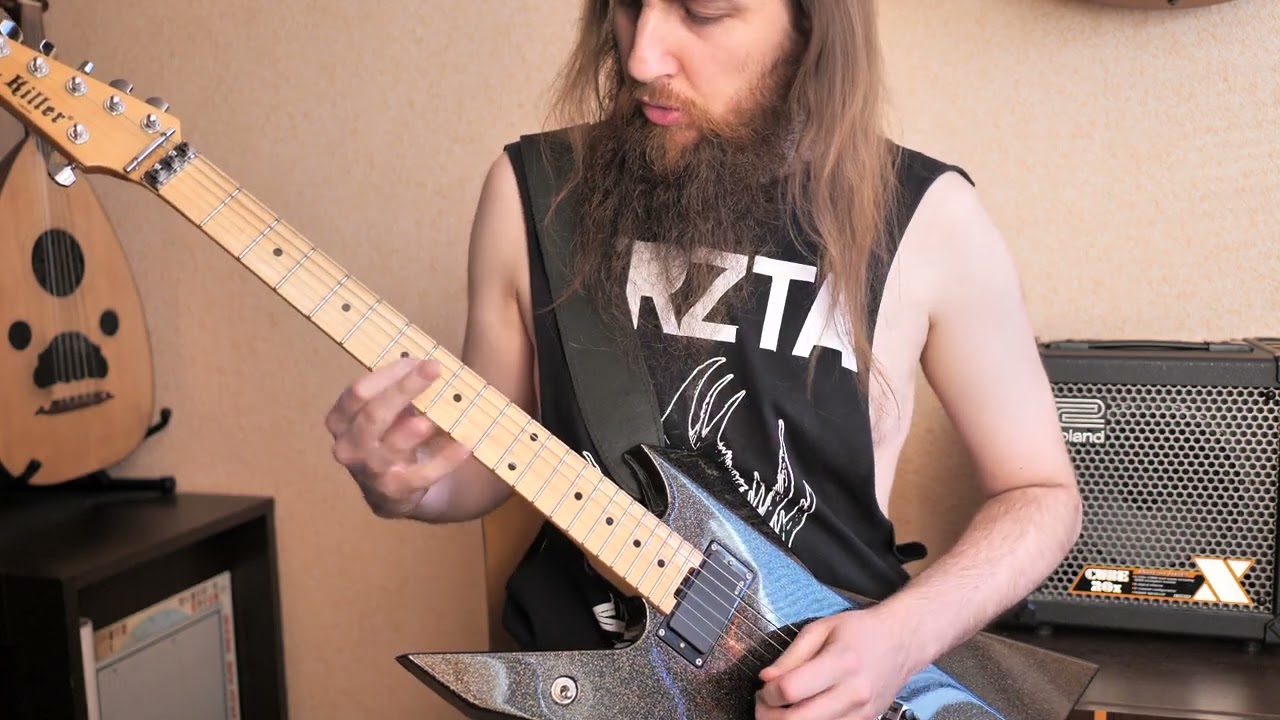 EZO - She's Ridin' The Rhythm guitar cover (FIRE FIRE 9/11)